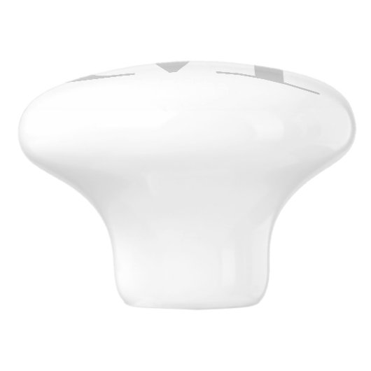 Monogram Aangepaste invoerknop Keramische Knop (Zijkant)