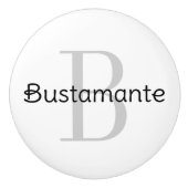 Monogram Aangepaste invoerknop Keramische Knop (Voorkant)