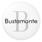 Monogram Aangepaste invoerknop Keramische Knop (Voorkant)