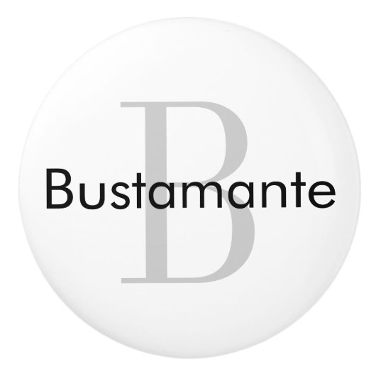 Monogram Aangepaste invoerknop Keramische Knop (Voorkant)