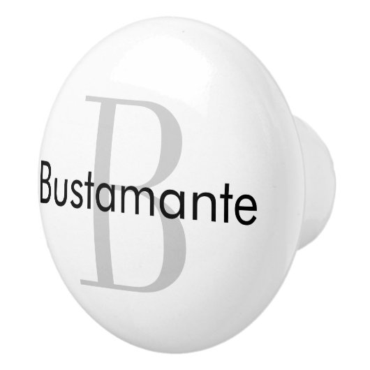 Monogram Aangepaste invoerknop Keramische Knop (Rechts)