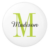 Monogram Aangepaste invoerknop Keramische Knop (Voorkant)