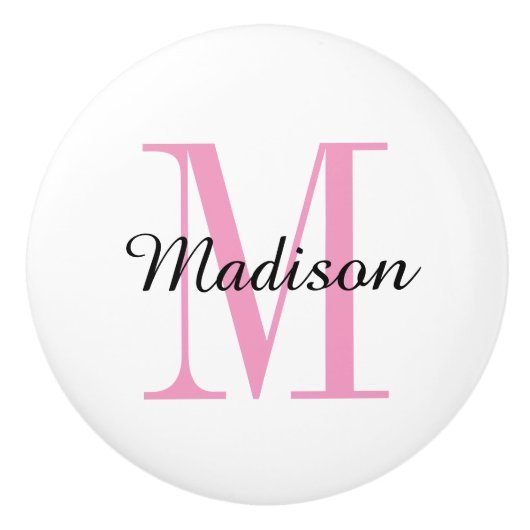 Monogram Aangepaste invoerknop Keramische Knop (Voorkant)