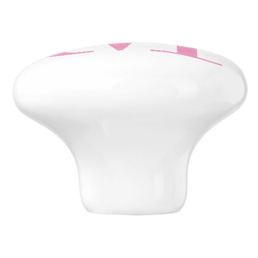 Monogram Aangepaste invoerknop Keramische Knop (Zijkant)