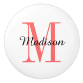 Monogram Aangepaste invoerknop Keramische Knop (Voorkant)