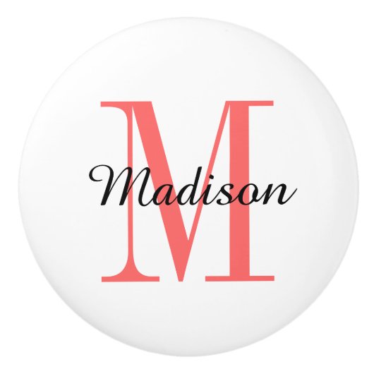 Monogram Aangepaste invoerknop Keramische Knop (Voorkant)