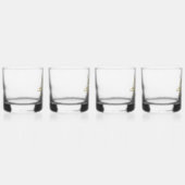 Monogram Aangepaste Naam  Gepersonaliseerd Whisky Glas (Rechts)
