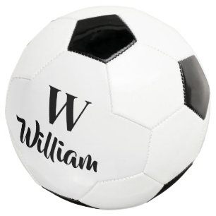Monogram Aangepaste Naam Klassieke Sporten Voetbal