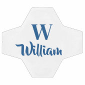 Monogram Aangepaste Naam Klassieke Sporten Voetbal (Enkel)