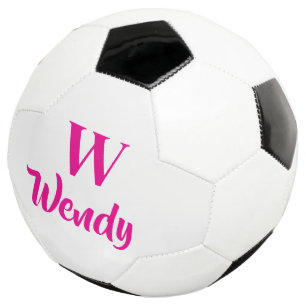 Monogram Aangepaste Naam Klassieke Sporten  Voetbal