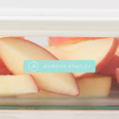 Monogram Aangepaste naam Kleding Labels Pastel Roz (Aangebracht)