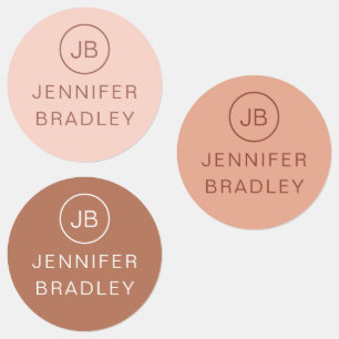 Monogram Aangepaste naam Kleding Labels School Lab