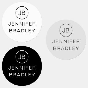 Monogram Aangepaste naam Kleding Labels School Lab