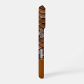 Monogram Aangepaste naam Metallic Zeemeermin-weegs iPhone Hoesje (Rechterkant)