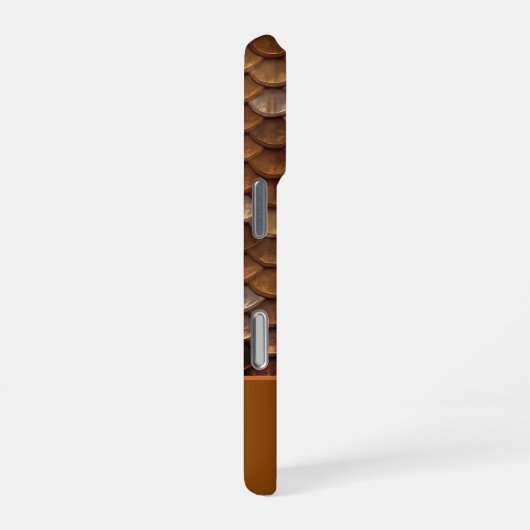 Monogram Aangepaste naam Metallic Zeemeermin-weegs iPhone Hoesje (Rechterkant)