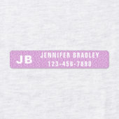 Monogram Aangepaste persoonlijke naam Meisje Glitt Labels (Design 2)