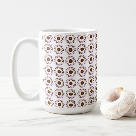 Monogram aanpassen koffiemok (Met donut)