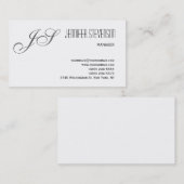 Monogram aantrekkelijk charm consultant Visitekaar Visitekaartje (Voorkant / Achterkant)