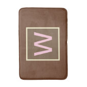 Monogram Aardbei Chocolade Vanille Ijs Badmat (Voorkant Verticaal)