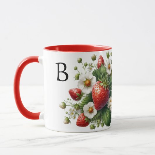 Monogram Aardbei Fruit Combo Mok (Links)
