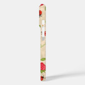 Monogram Aardbei lieveheersbeestjespatroon Case-Mate iPhone Case (Achterkant / Links)