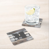 Monogram | Aarde en rook I Kartonnen Onderzetters (Insitu)