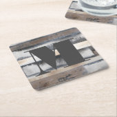 Monogram | Aarde en rook I Kartonnen Onderzetters (Schuin)