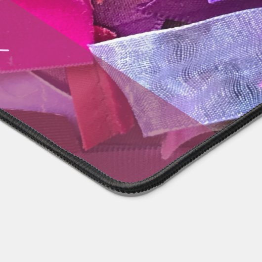 Monogram Abstract 3D Textile Look Pink Purple Red Bureaumat (Hoek)