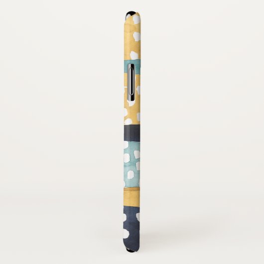 Monogram | Abstract cirkelpatroon Case-Mate iPhone Case (Achterkant / rechts)