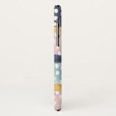 Monogram | Abstract cirkelpatroon Case-Mate iPhone Case (Achterkant/links)