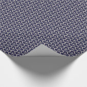 Monogram abstract geometrisch patroon van de Ameri Cadeaupapier (Hoek)