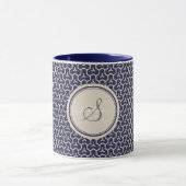 Monogram abstract geometrisch patroon van de Ameri Mok (Midden)