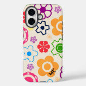 Monogram abstract ventilatorvermogen Case-Mate iPhone case (Achterkant)