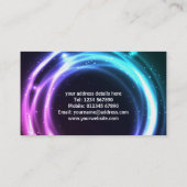 Monogram Abstract Visitekaartje ontwerp (Achterkant)