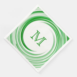 Monogram Abstracte Kunst 2 Servet