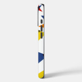 Monogram Abstracte moderne driehoeken Case-Mate iPhone Case (Achterkant / Links)