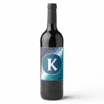 Monogram abstracte Oceaan