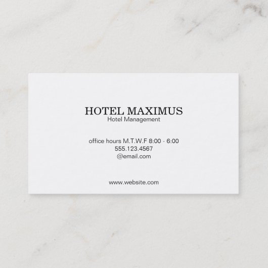 Monogram | Abstracte rode zwarte panelen Visitekaartje (Achterkant)