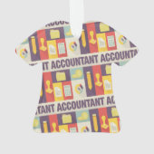 Monogram accountant ornament (achterkant)