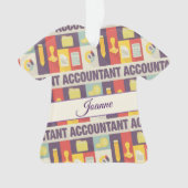 Monogram accountant ornament (voorkant)