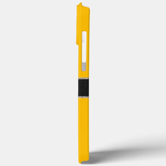 Monogram Achtergrond Amber Kleur Case-Mate iPhone Case (Achterkant / Links)