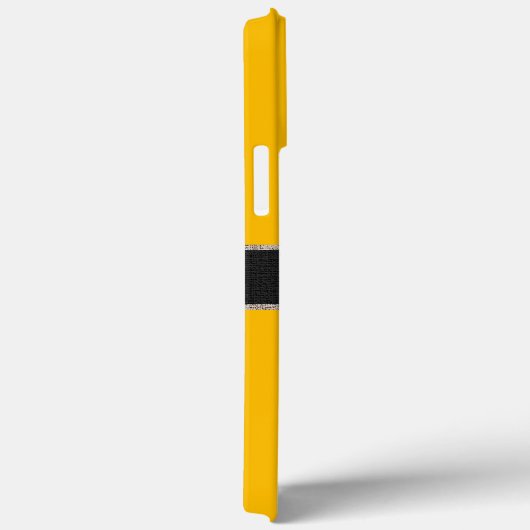 Monogram Achtergrond Amber Kleur Case-Mate iPhone Case (Achterkant / Rechts)