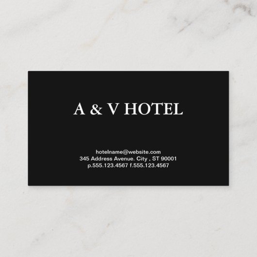 Monogram | Achtergrond Visitekaartje (Achterkant)