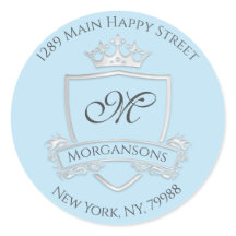 Monogram adres Crown Royal Silver Grey