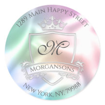 Monogram adres Crown Royal Silver Holographic