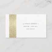 MONOGRAM-ADRES VAN GLAMOROUS GOLD WHITE MOSAIC STI VISITEKAARTJE (Achterkant)