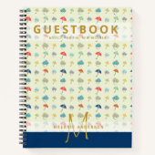 Monogram Advies voor de Nieuwe Moeder Baby Shower  Notitieboek (Voorkant)