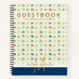 Monogram Advies voor de Nieuwe Moeder Baby Shower  Notitieboek
