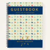 Monogram Advies voor de Nieuwe Moeder Baby Shower  Notitieboek (Voorkant)