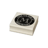 Monogram Afdichtingsrubber Stempel (Stempel)